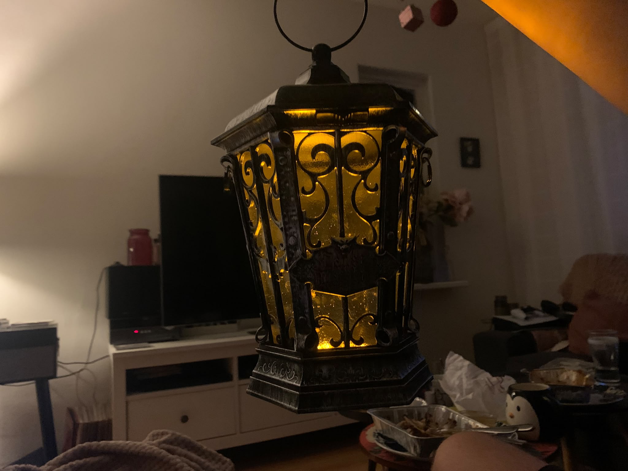 De lantaarn, maar niet die van green lantern.